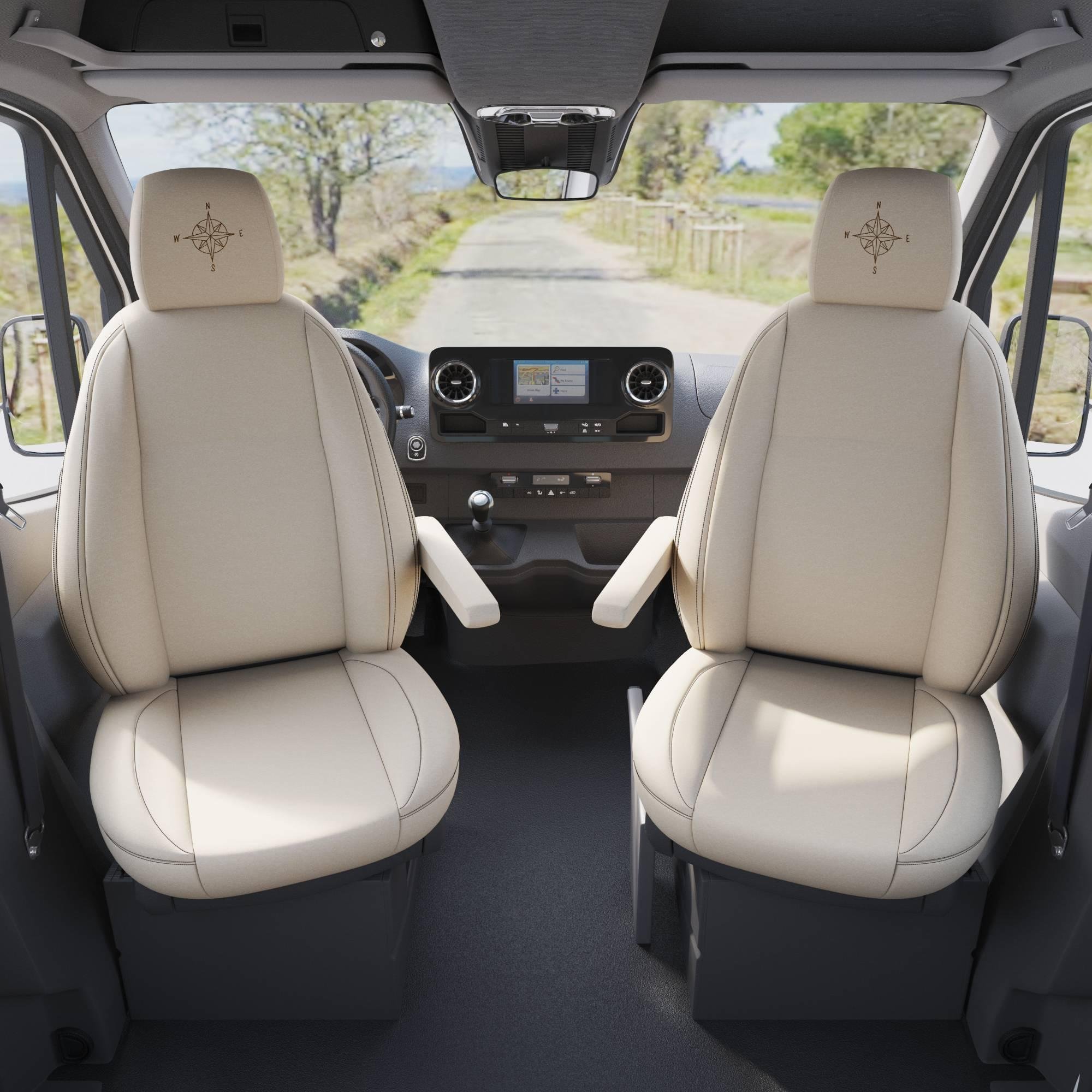 Pokrowce na fotele kampera MERCEDES VITO