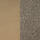 Suédine marron / Jacquard marron